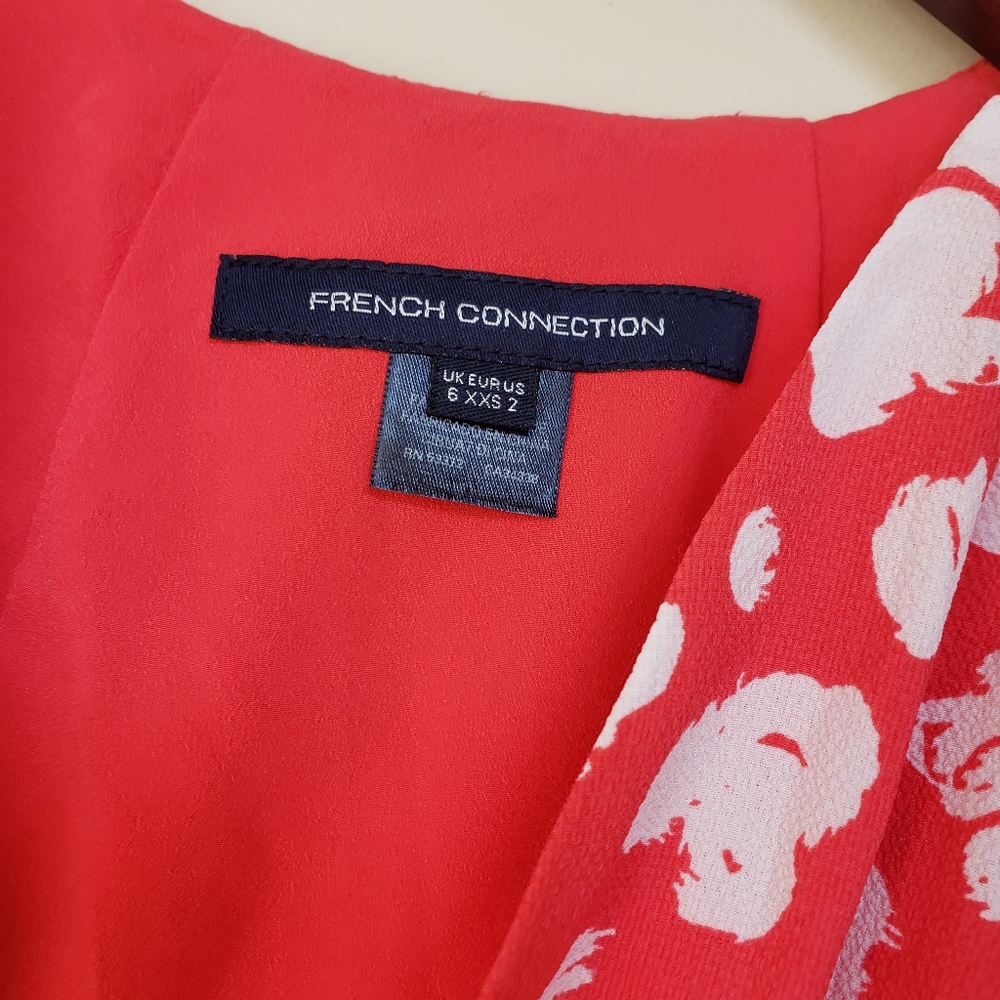 FRENCH CONNECTION midi dress with tie waist - Picture 2 of 7